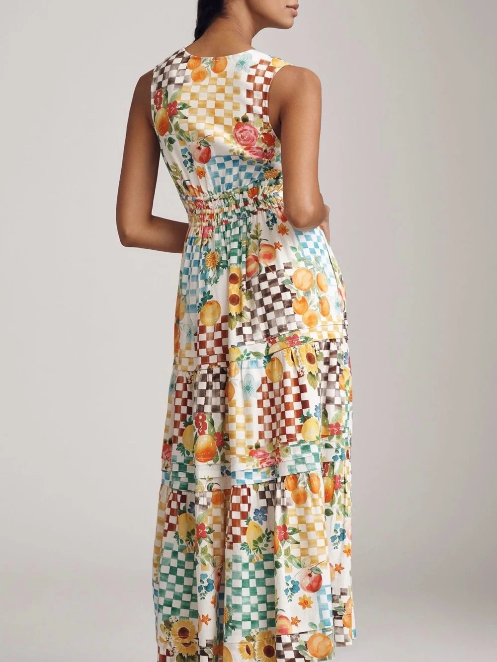 NWT Anthropologie Somerset Linen Sleeveless Maxi Dress - Picture 2 of 4